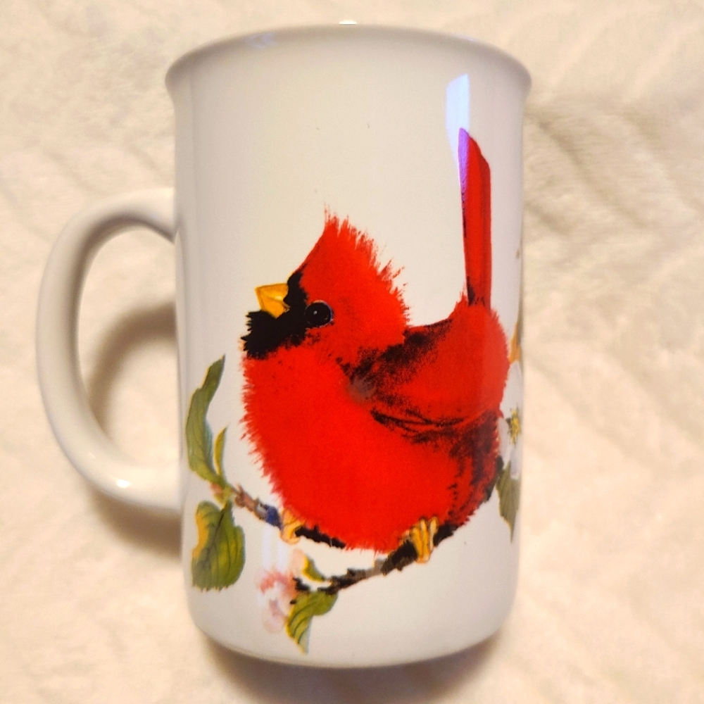 Cardinal and Dogwood mug